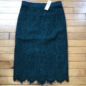 Brand new Ann Taylor emerald green skirt.
